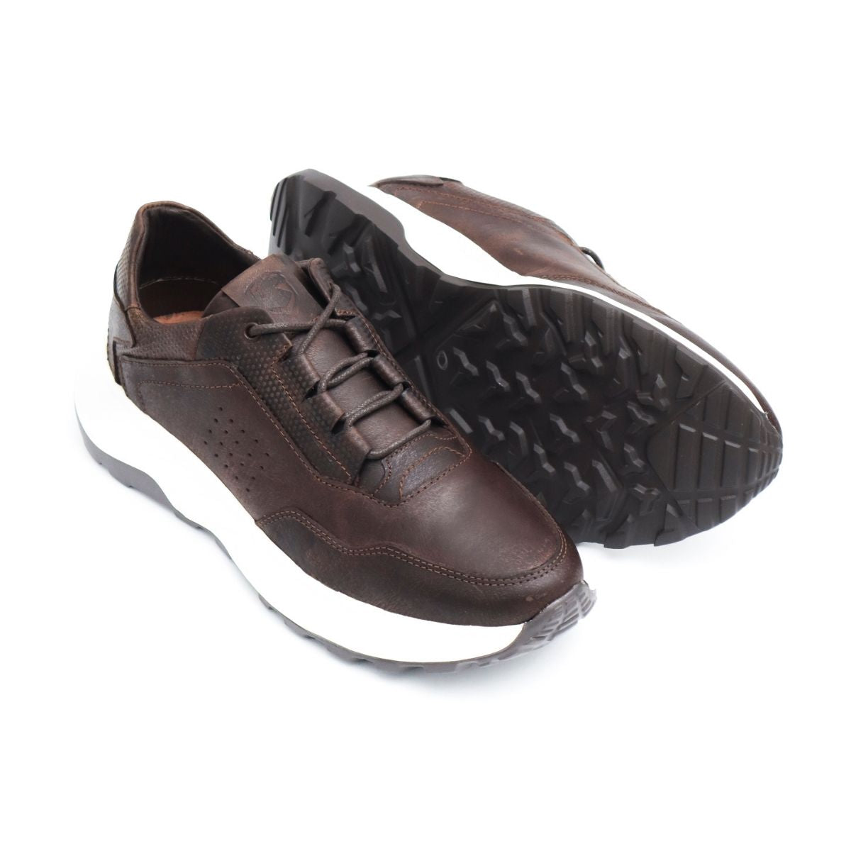 Zapato de Cuero  Graso C-24 Color Café