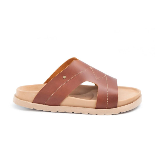 Sandalia Steep 60 En Cuero Color Miel