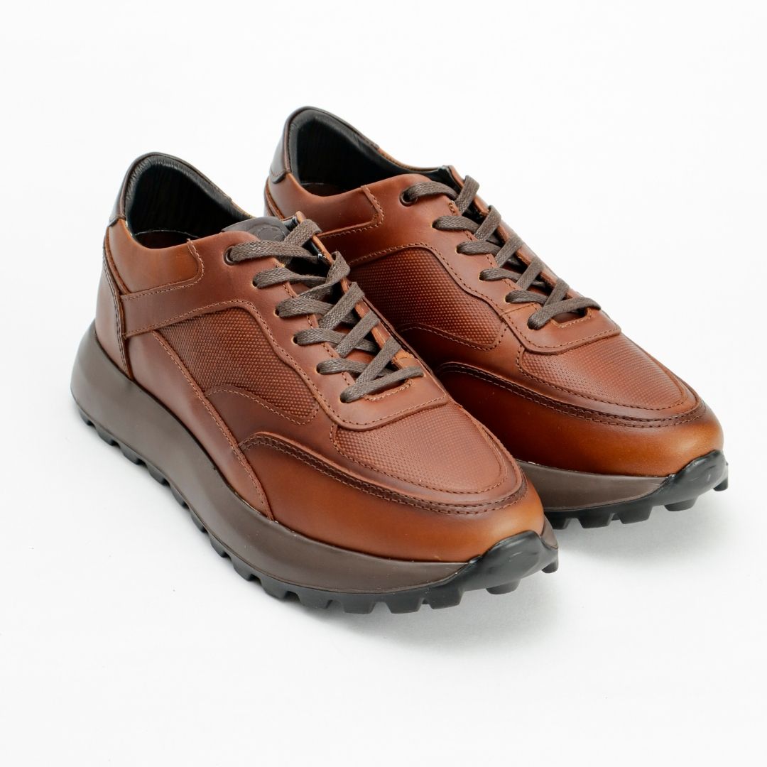 Zapato en Cuero Premium C22 Café