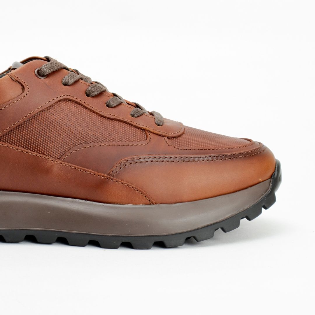 Zapato en Cuero Premium C22 Café